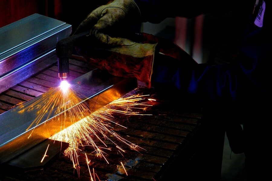 plasma cutting