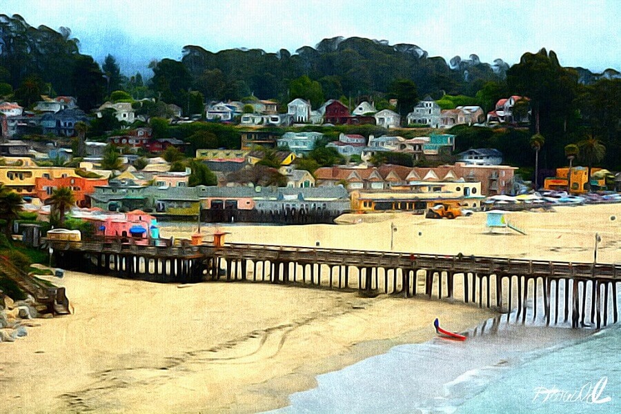 capitola beach in california