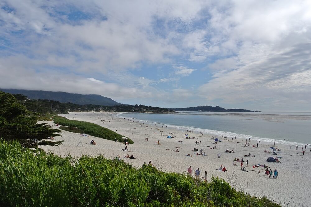 carmel beach, best beaches in california