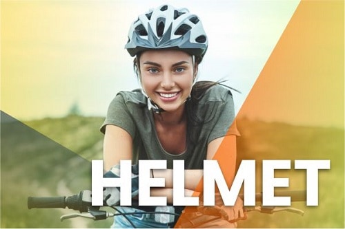 mountain biking helmet