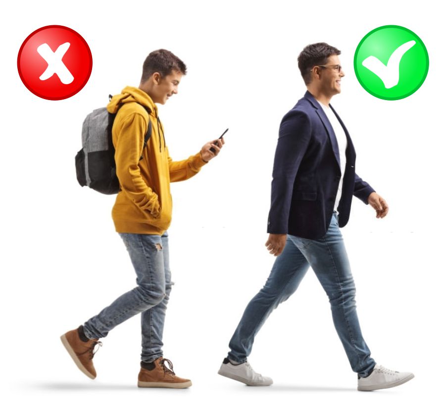 correct walking posture in sciatica